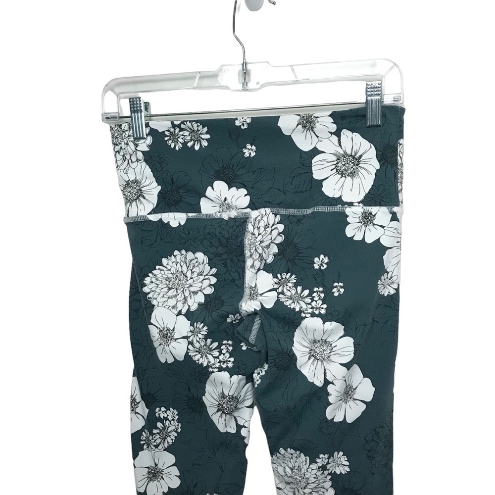 Mono B Slate Floral Leggings Small - Picture 6 of 9